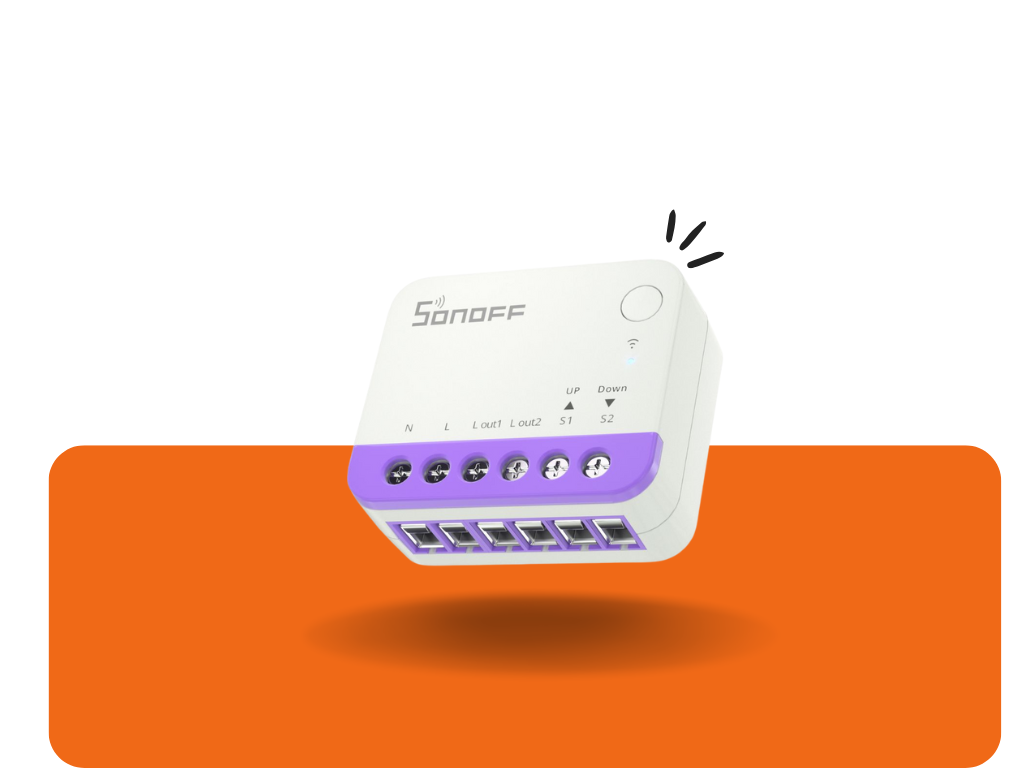 SONOFF MINI-RBS (Smart Wi-Fi / Matter spínač pre rolety)