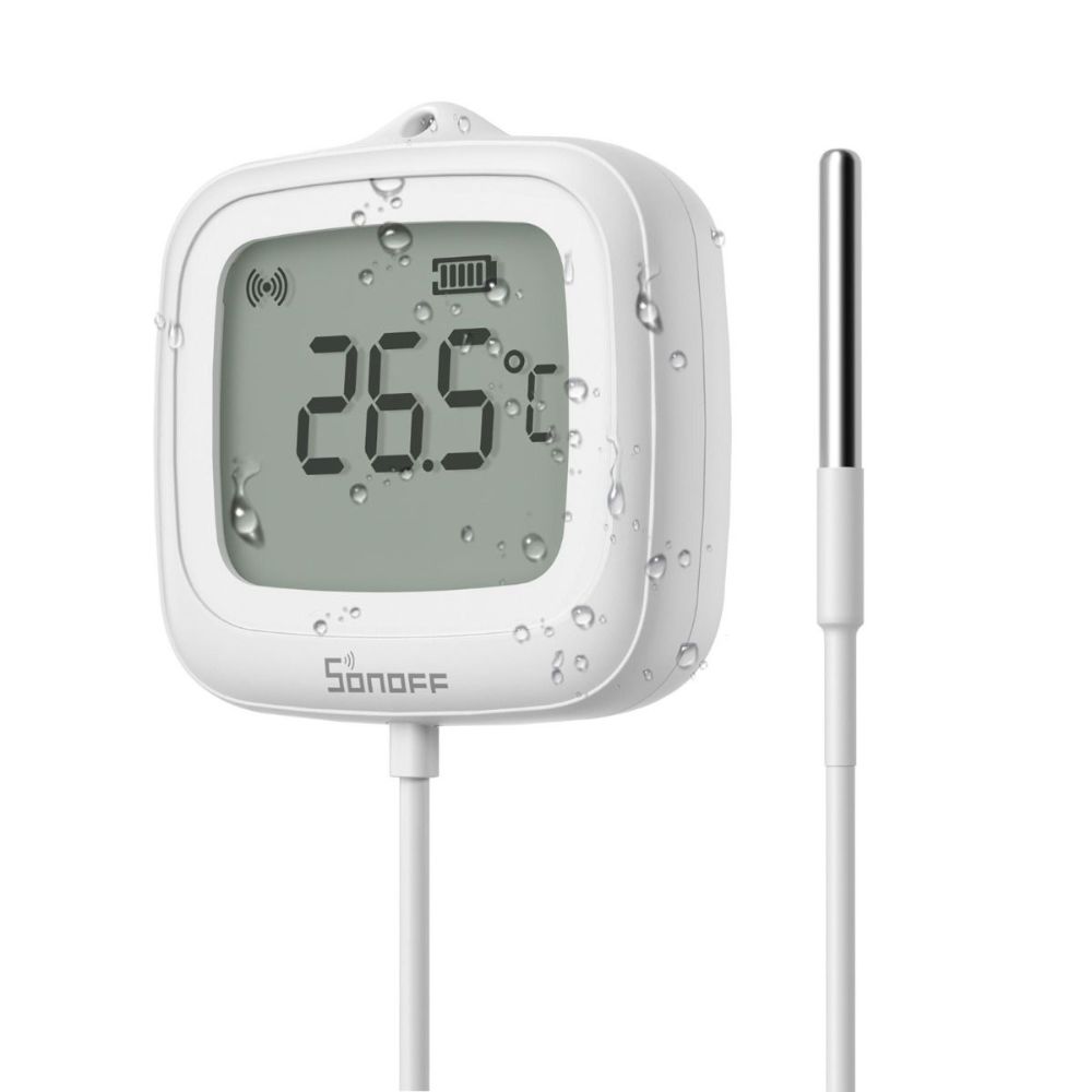 SONOFF SNZB-02LD (Zigbee LCD teplomer so sondou, IP65)