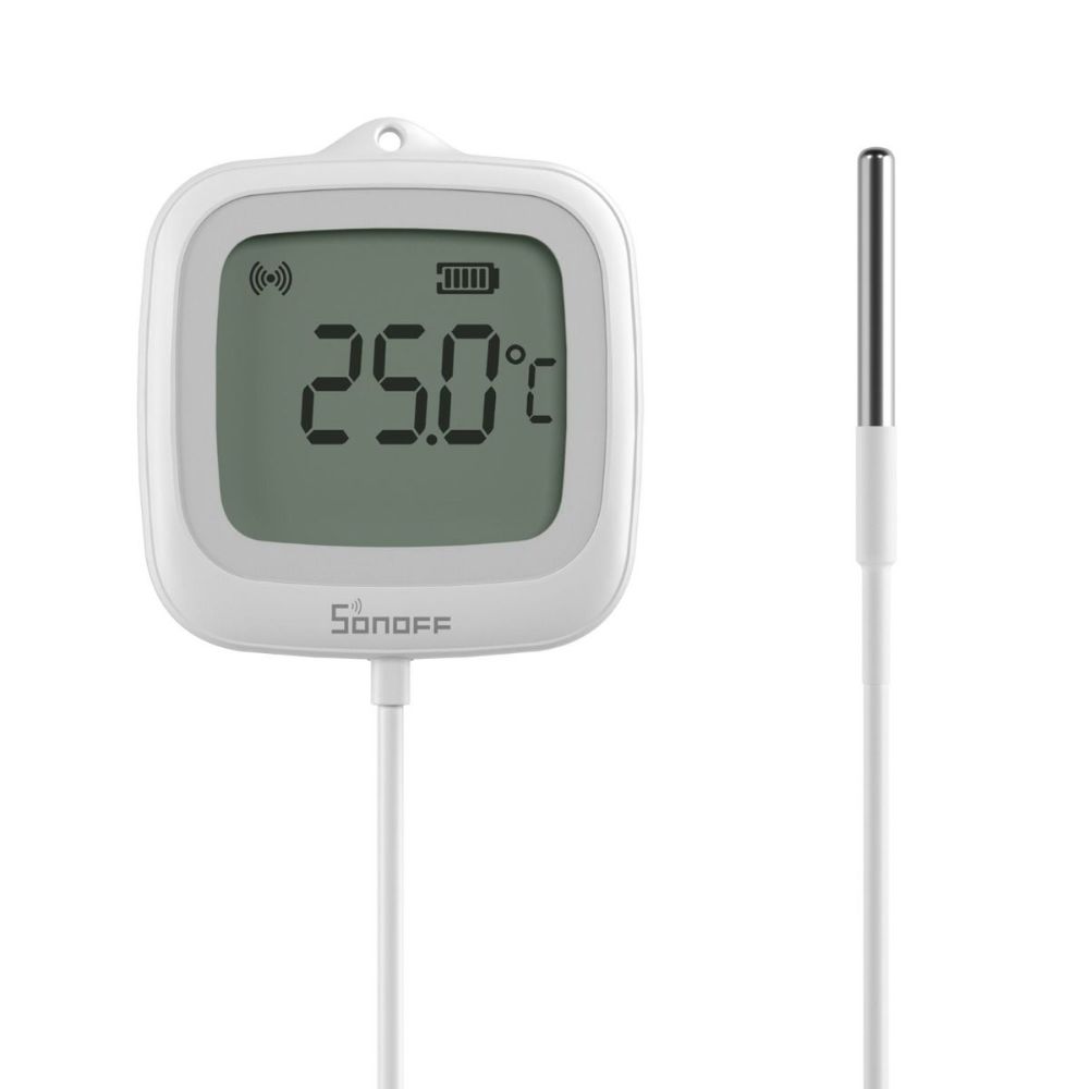 SONOFF SNZB-02LD (Zigbee LCD teplomer so sondou, IP65)