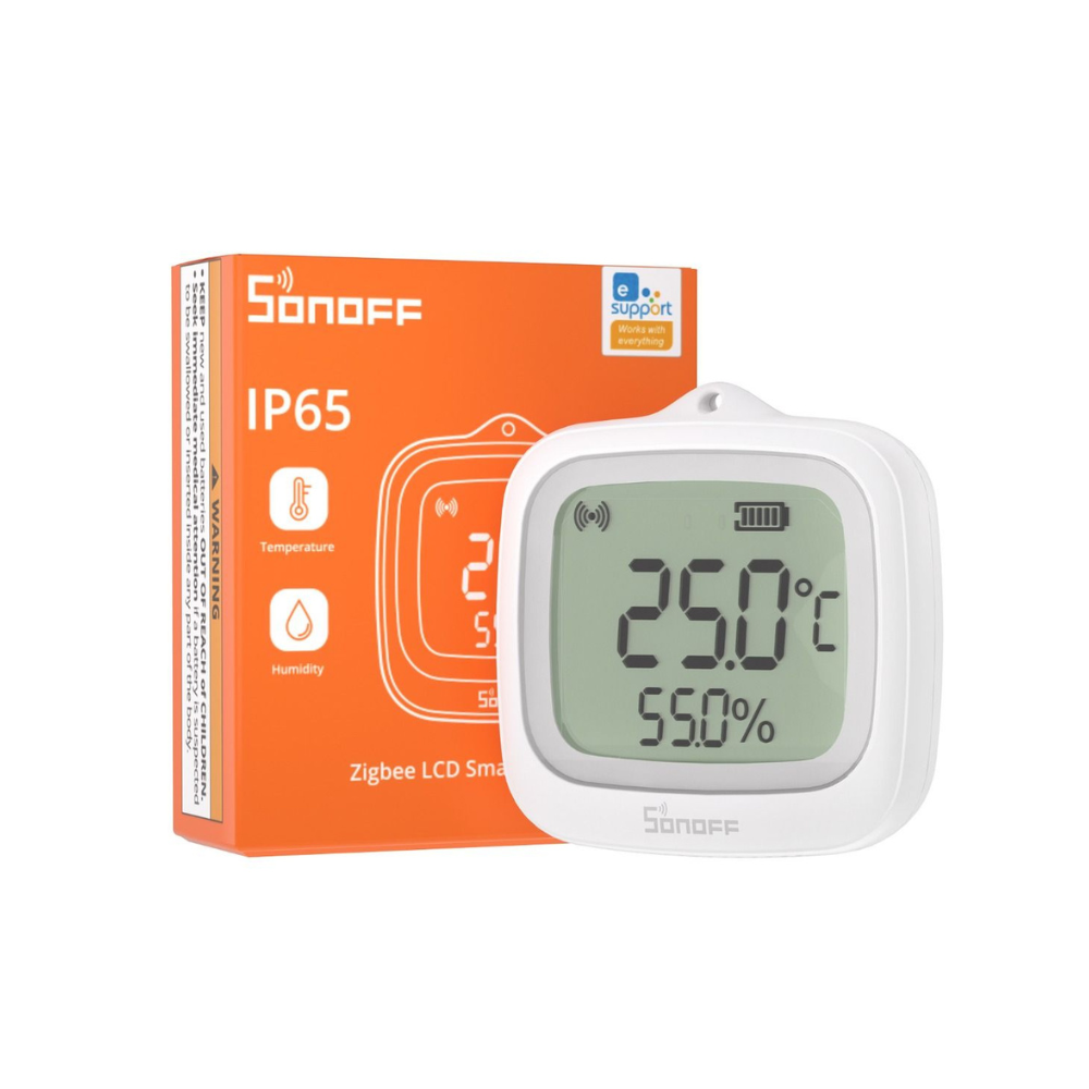 SONOFF SNZB-02WD (Zigbee LCD senzor teploty a vlhkosti)