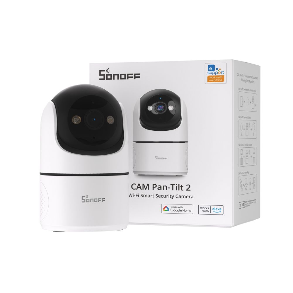 SONOFF CAM PT-2 (vnútorná bezpečnostná Wi-Fi kamera)