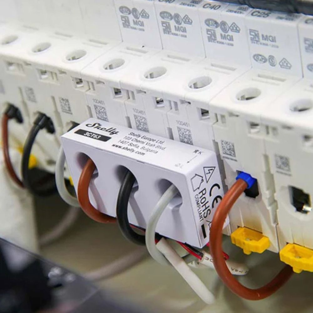 Shelly Pro 3EM-3CT63 – 3-fázový inteligentný merač energie s Wi-Fi a LAN (3 x 63 A)
