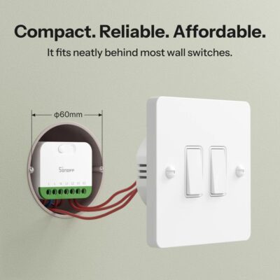 Sonoff Mini extreme DUO Matter Switch - dvojité Matter relé