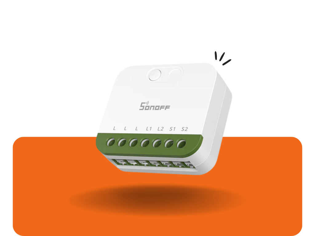 Sonoff Mini extreme DUO Matter Switch - dvojité Matter relé