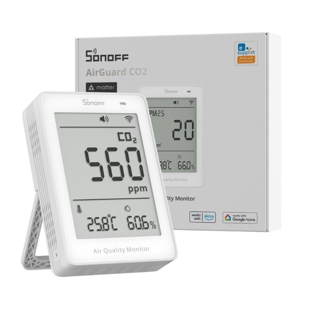 Sonoff Air Quality Monitor CO2 - senzor kvality hladiny CO2 Matter