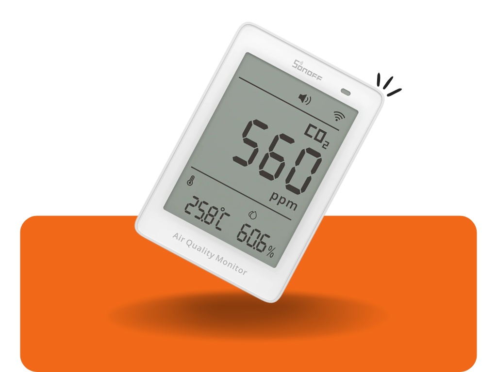 Sonoff Air Quality Monitor CO2 - senzor kvality hladiny CO2 Matter