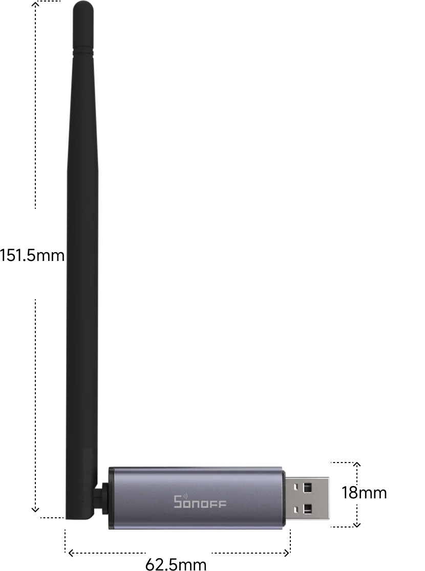 Sonoff Dongle Plus MG24 USB adaptér (ZigBee 3.0/Thread)