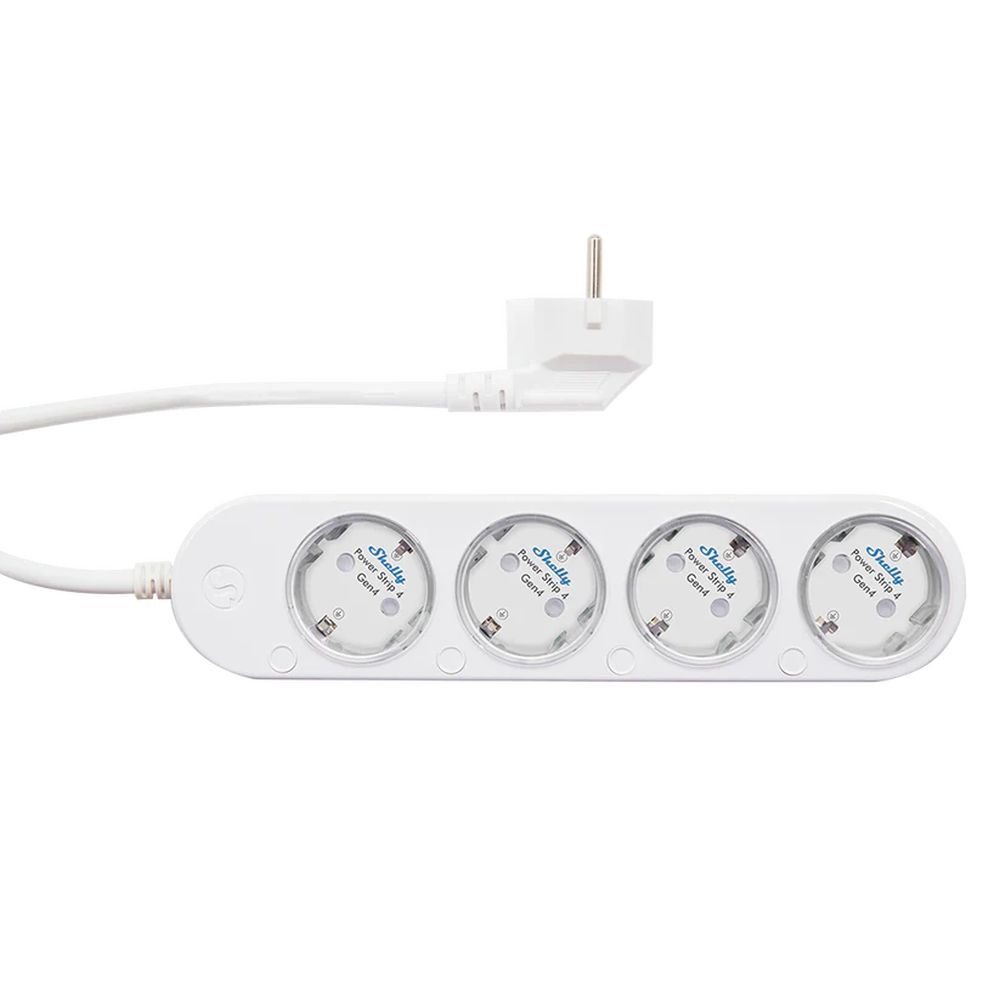 Shelly Power Strip 4 Gen4 (Wi-Fi / Matter, Zigbee)-Biela