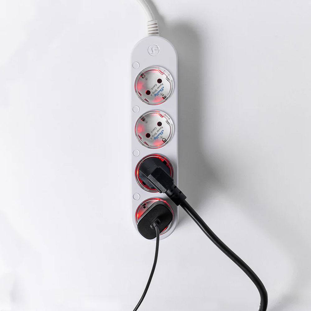 Shelly Power Strip 4 Gen4 (Wi-Fi / Matter, Zigbee)-Biela