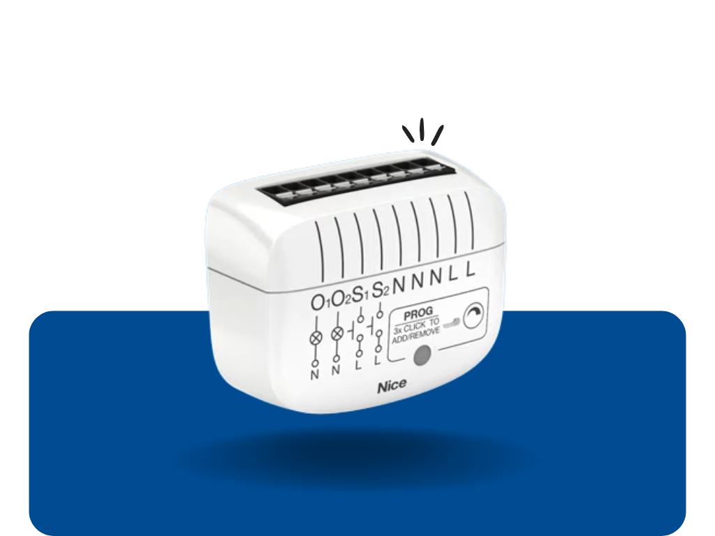 Nice dvojkanálový stmievač (Double Dimmer-Control)