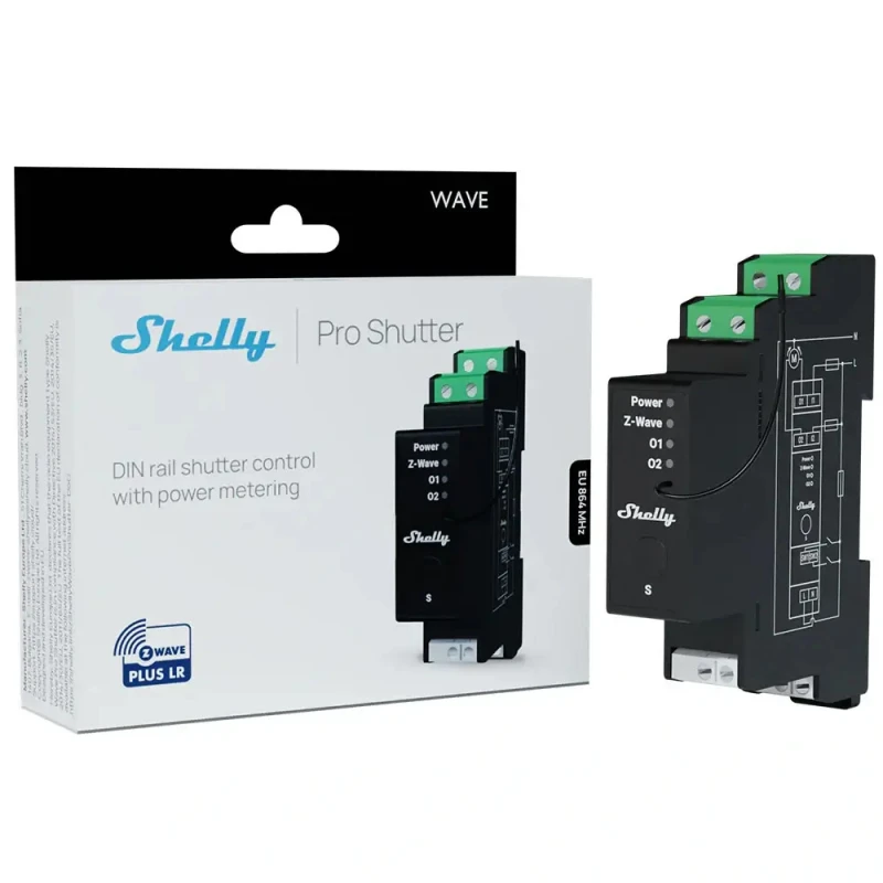 Shelly Wave Pro Shutter LR (Z-Wave Long Range)