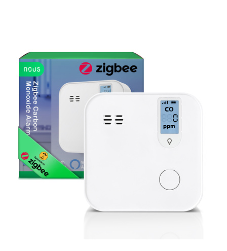 Nous E12 Zigbee detektor oxidu uhoľnatého (CO)