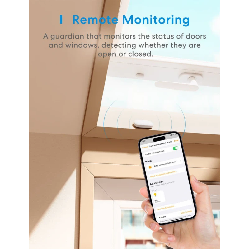 Meross Smart WiFi senzor dverí a okien (MS200HK)