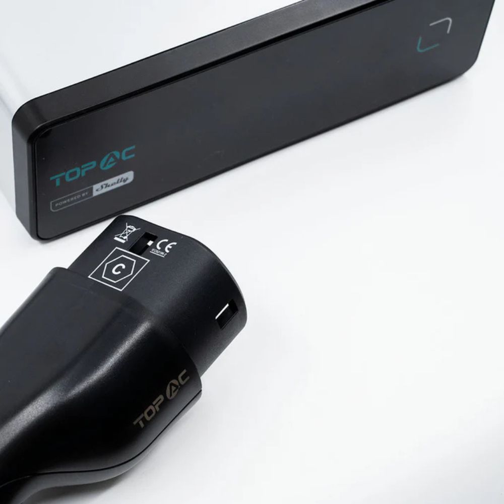 TopAC prenosná nabíjačka pre elektromobily 11 kW EVE01-11R pre Shelly Smart Home (Wi-Fi, Bluetooth)