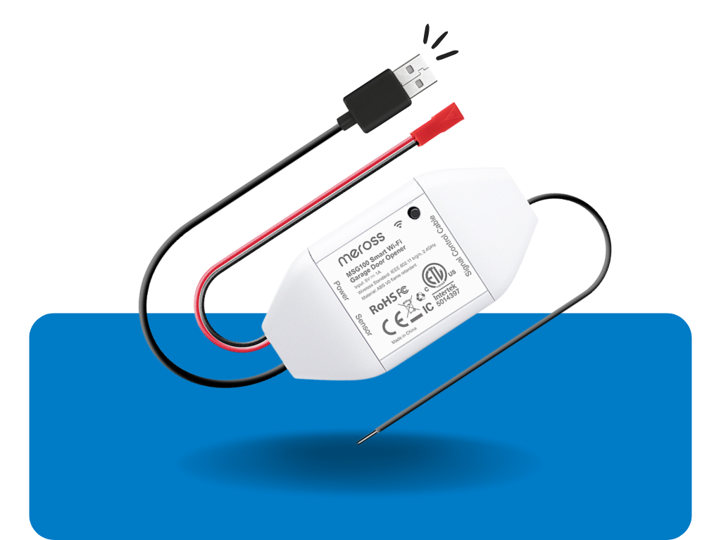 Inteligentný spínač garážových brán Meross MSG100HK (HomeKit)