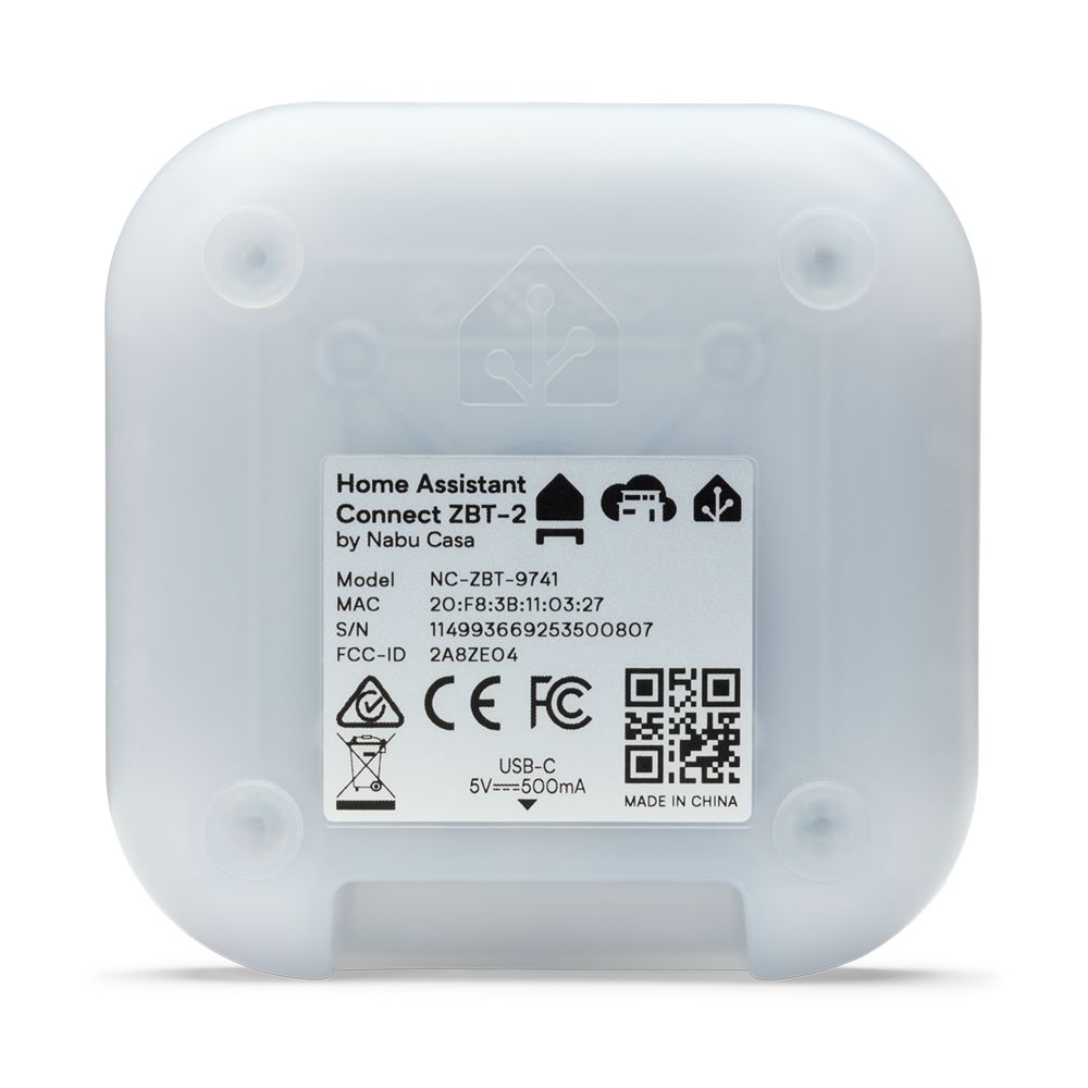 Home Assistant Connect ZBT-2, Zigbee adapter and antenna