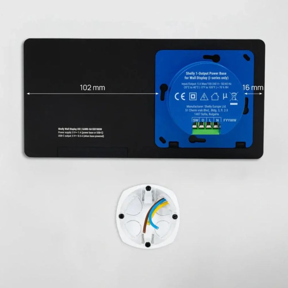 Shelly Wall Display X2i-Black