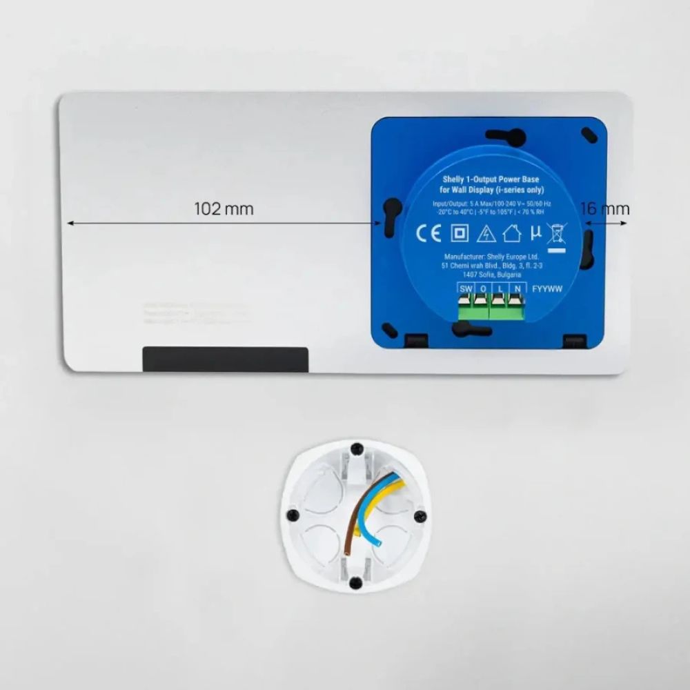 Shelly Wall Display X2i-Silver
