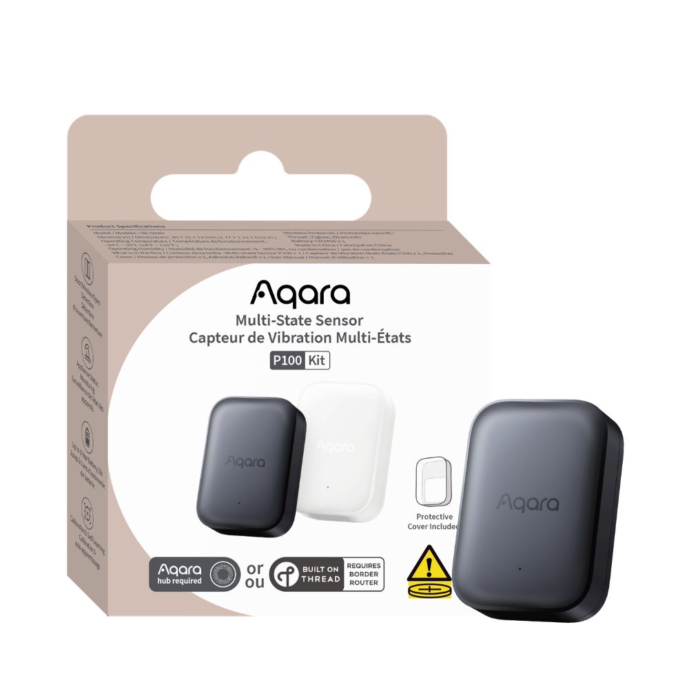 Aqara P100 multisenzor dverí a okien (Zigbee a Thread) - sivý