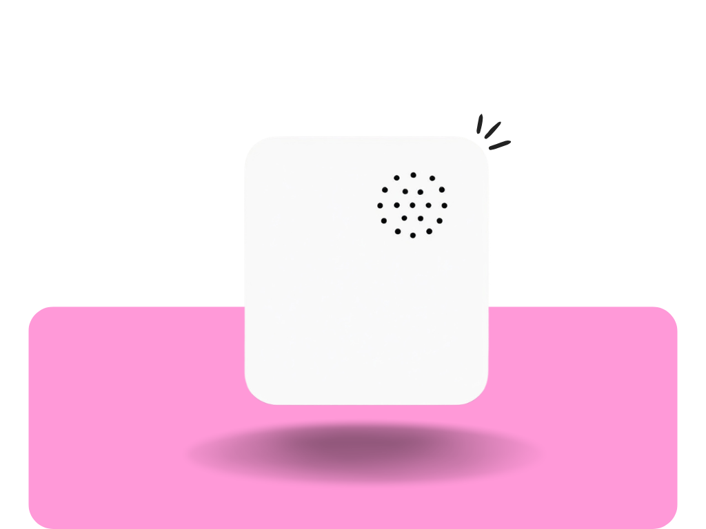 Nous E14 Zigbee senzor vibrácií s alarmom