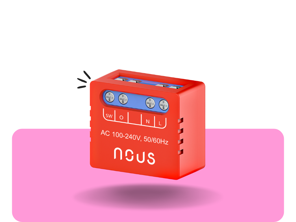 Nous B5Z Zigbee Mini Smart spínací modul (jeden kanál s meraním)