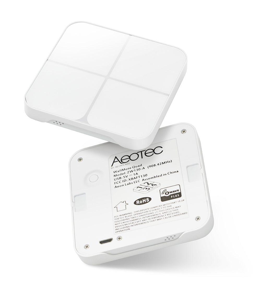 Aeotec WallMote Quad - nástenný ovládač