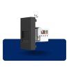 LIVOLO VL-C7-1C-15 RJ-45 LAN Connector Half-Module Silver
