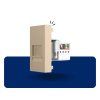 LIVOLO VL-C7-1C-15 RJ-45 LAN Connector Half-Module Silver