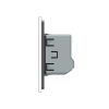 LIVOLO VL-C701CH-15 Potential-Free Touch Button 1/0 (12/24V) Silver