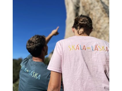 UNISEX TRIČKO SKÁLA = LÁSKA