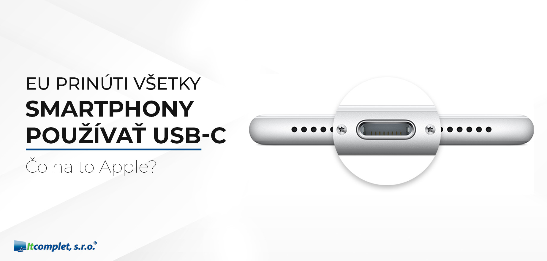 EÚ prinúti všetky smartphony používať USB-C. Čo na to Apple?