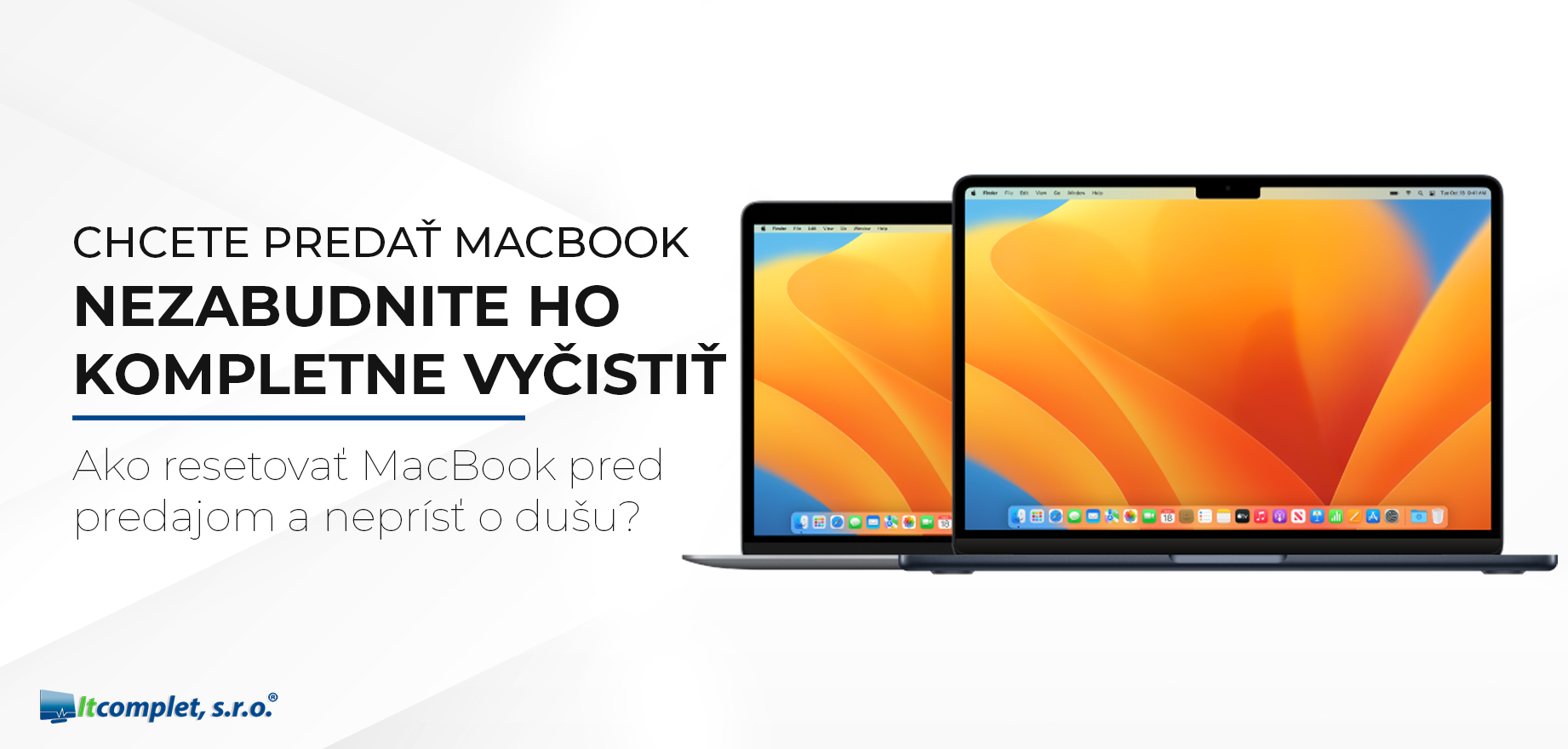 Ako resetovať MacBook pred predajom a neprísť o dušu?
