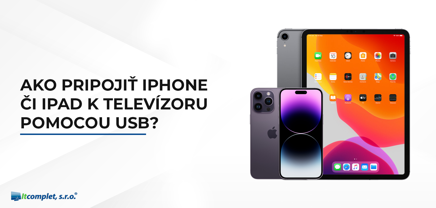 Ako pripojiť iPhone či iPad k televízoru pomocou USB?