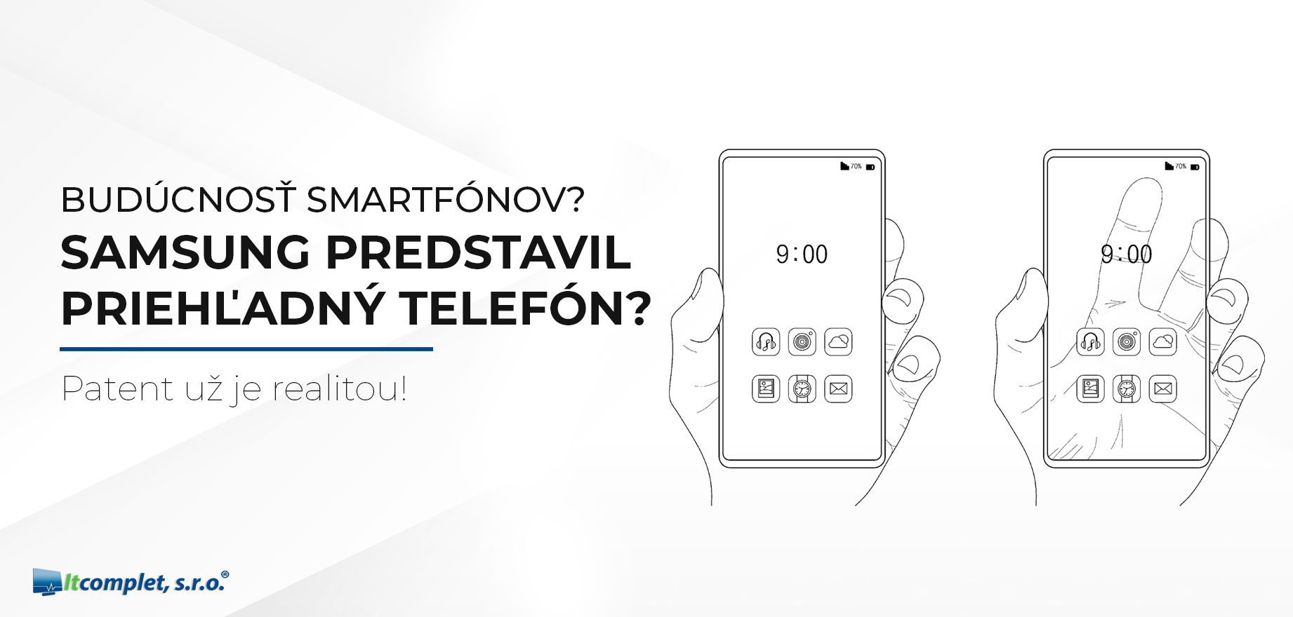 Samsung predstavil priehľadný telefón? Patent už je realitou!