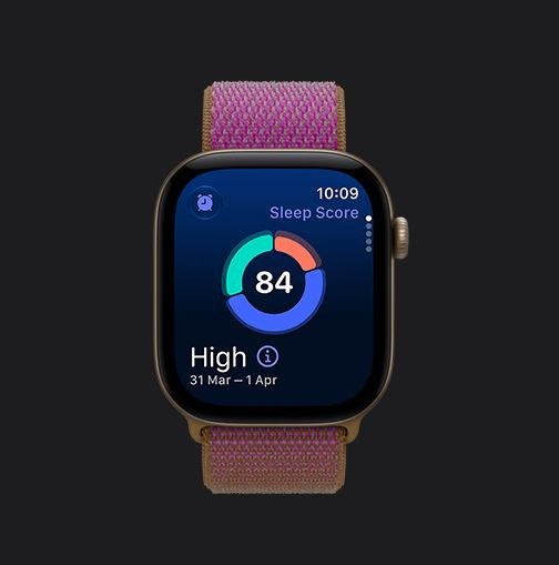 Spánkové skóre na Apple Watch Series 12