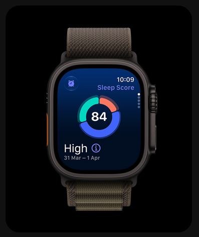 HRV a spánok na Apple Watch Ultra 4