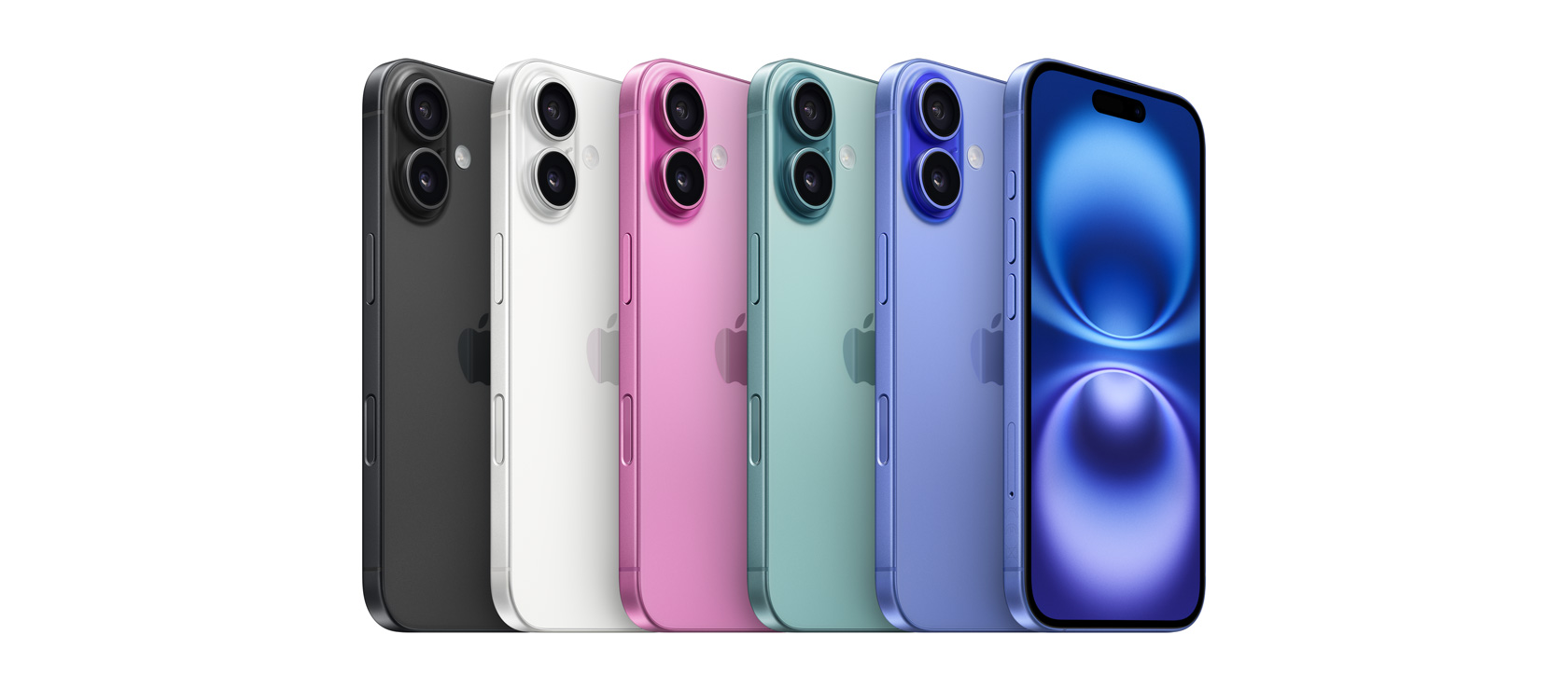 iPhone 16 vo všetkých farbách