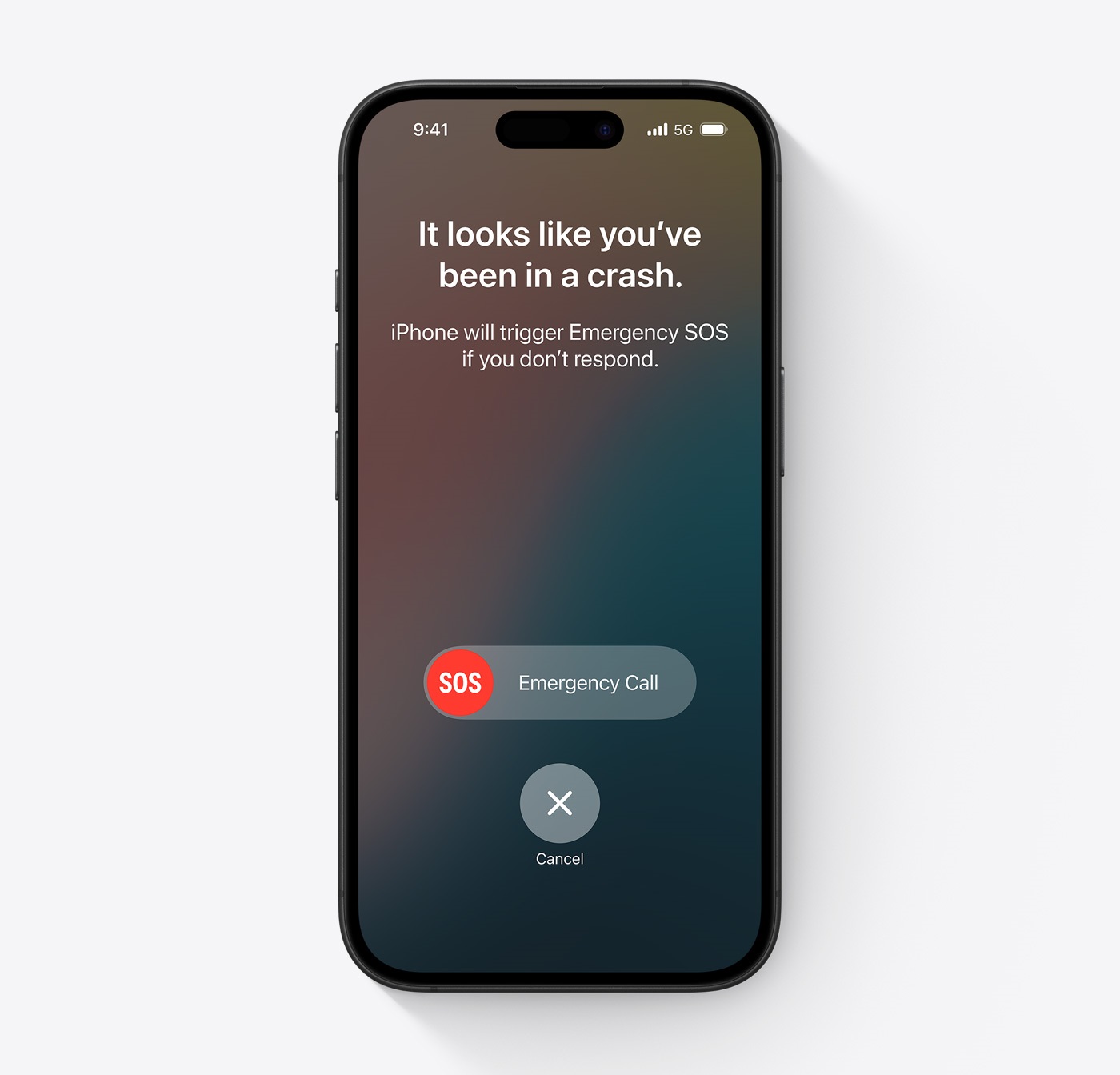 Detekcia autonehody na iPhone 16