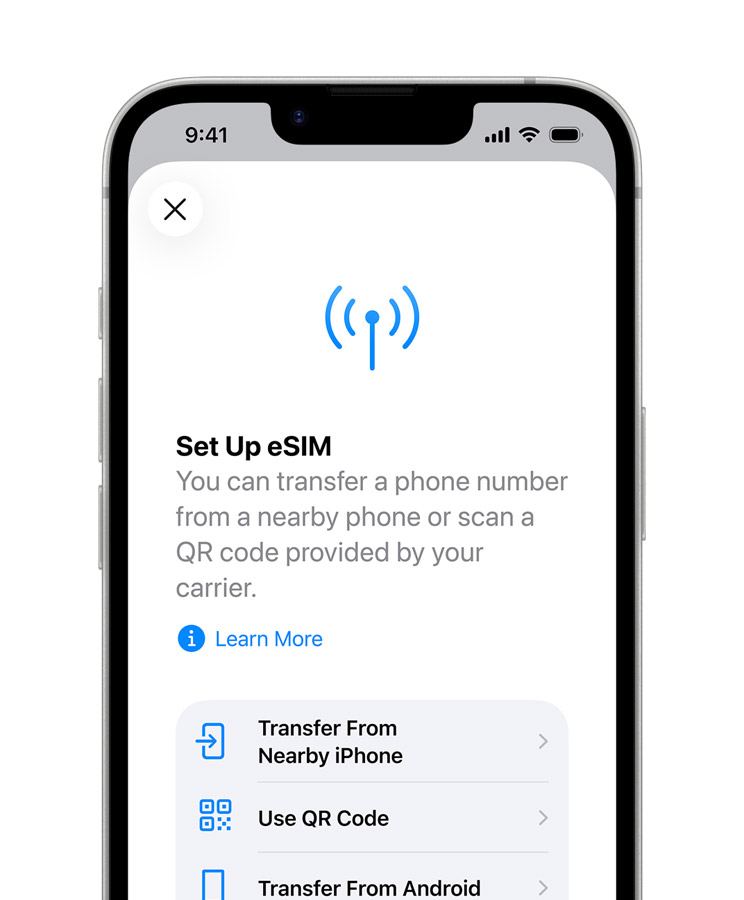 Nastavenie eSIM na iPhone 17e