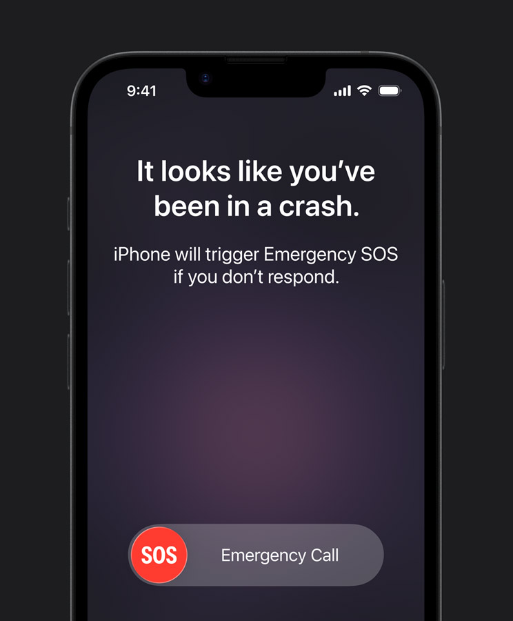 Detekcia autonehody na iPhone 17e