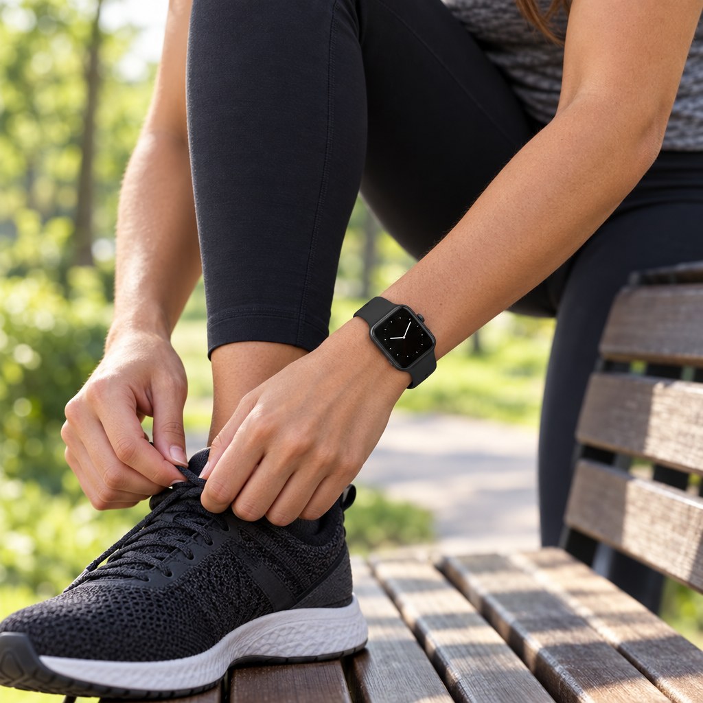 Športový Silikónový remienok pre Apple Watch 38/40/41 mm, DEVIA, Čierny na zápästí