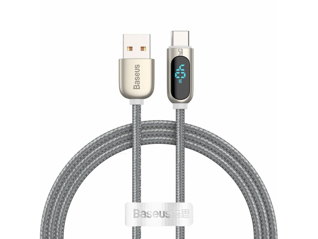 eng pl Baseus Display Cable USB to Type C 5A 1m silver 19438 6