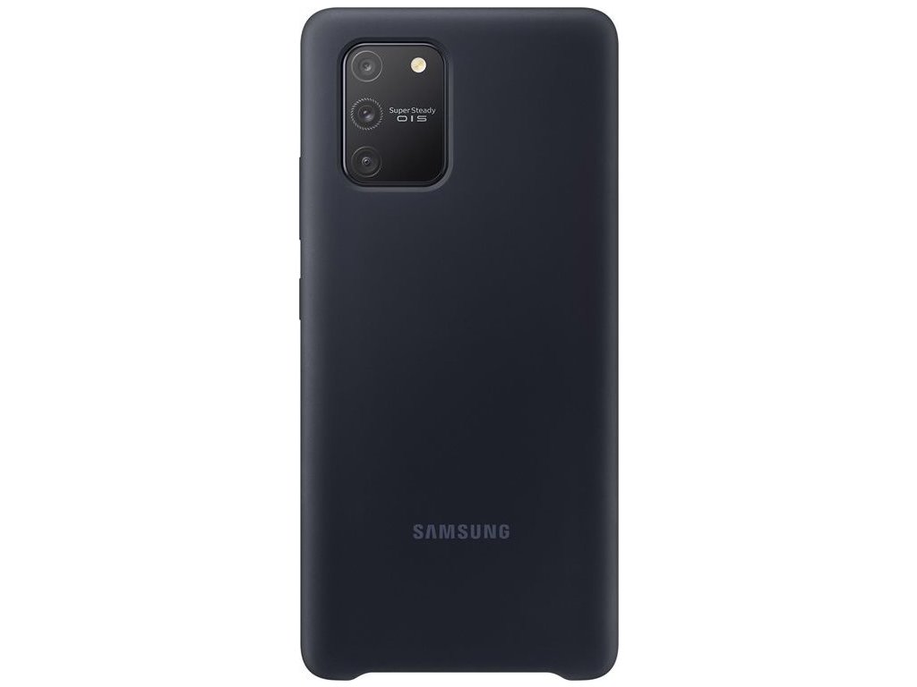 Originál Silikónový kryt pre Samsung Galaxy S10 Lite, Čierny