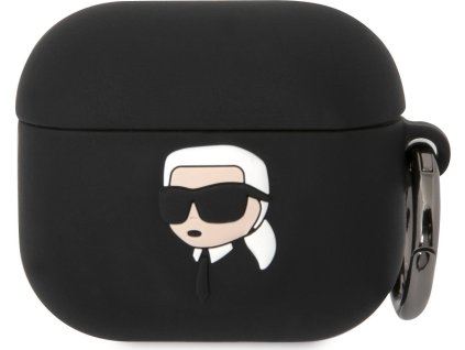 Karl Lagerfeld Puzdro pre Airpods 3, Čierne