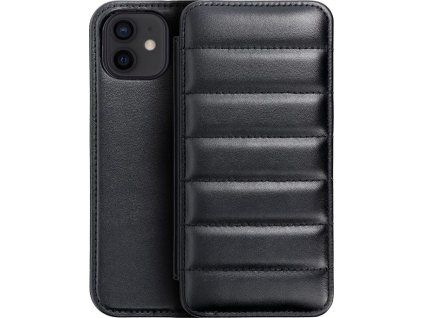 Puffer puzdro pre Apple iPhone 12 / 12 Pro, Čierne