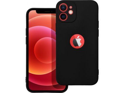 SOFT kryt pre Apple iPhone 12 Mini, Forcell, Čierny