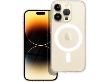 Silikónový kryt s MagSafe pre Apple iPhone 14 Pro, Transparentný