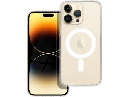 Silikónový kryt s MagSafe pre Apple iPhone 14 Pro Max, Transparentný