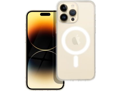 Silikónový Kryt s MagSafe pre iPhone 14 Pro Max, Transparentný