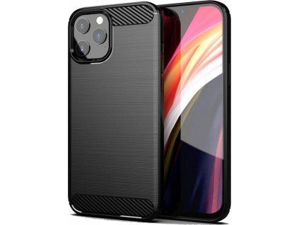 Carbon kryt pre Apple iPhone 14 Pro Max, Čierny